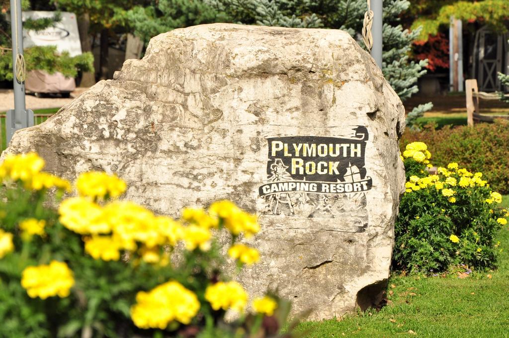 Plymouth Rock Camping Resort Basic Cabin Elkhart Lake Dış mekan fotoğraf